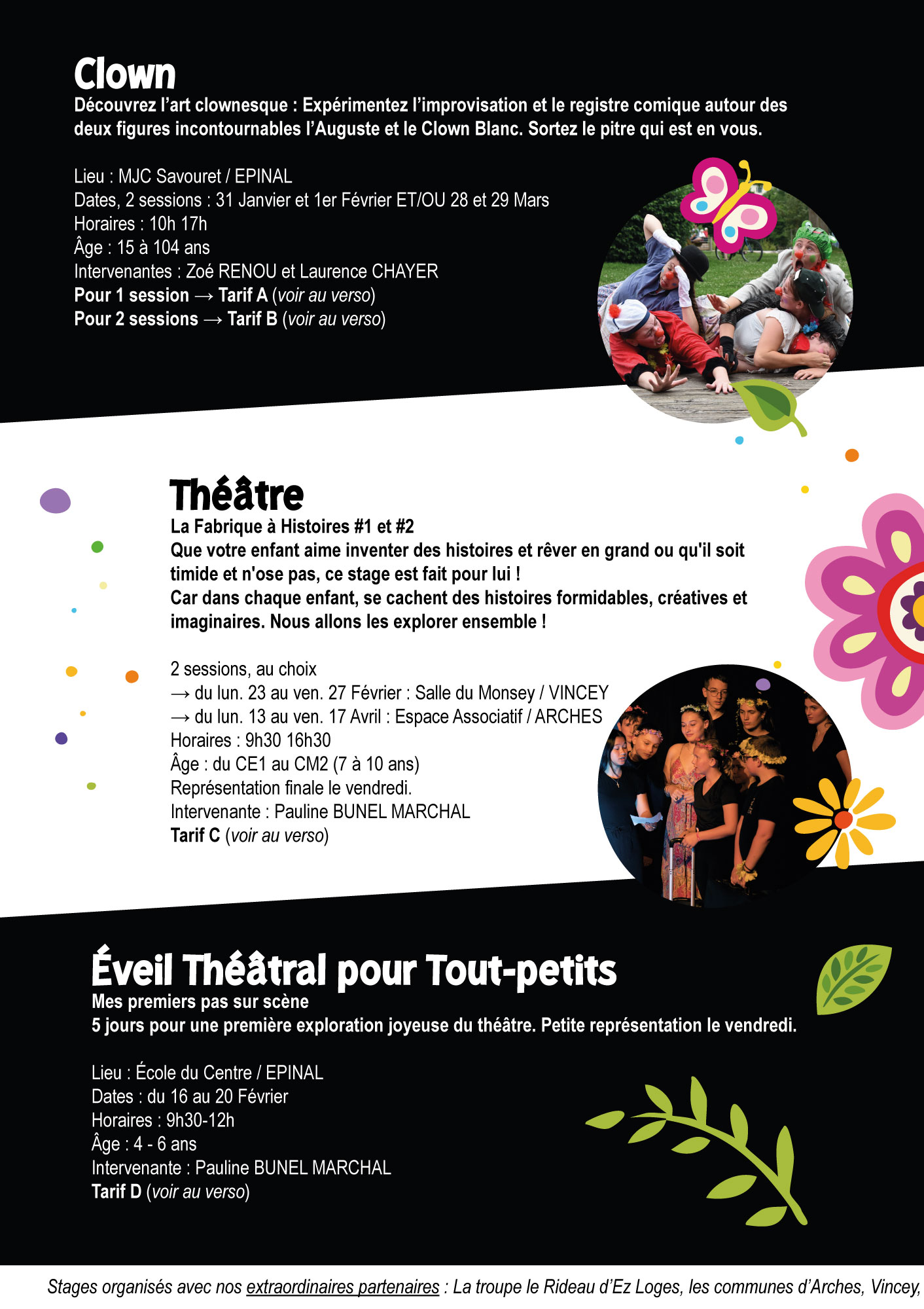 Stage Éveil Théâtral pour Tout-petits