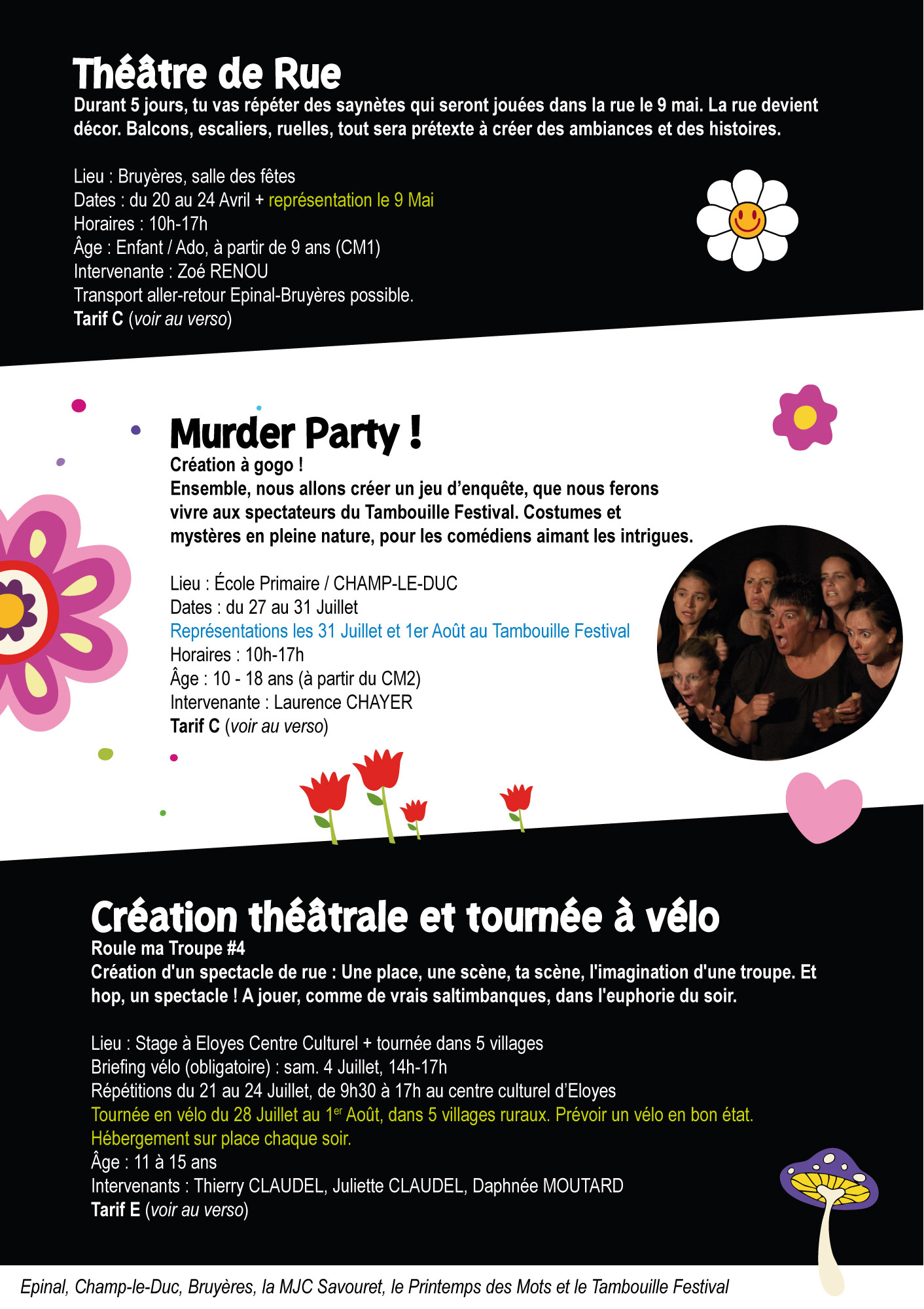 Stage théâtre de rue Stage théâtre de rue