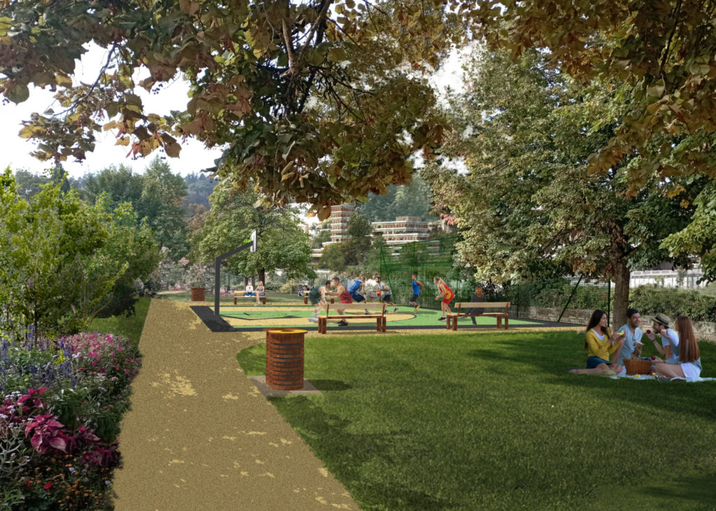 Parc Cours à Épinal