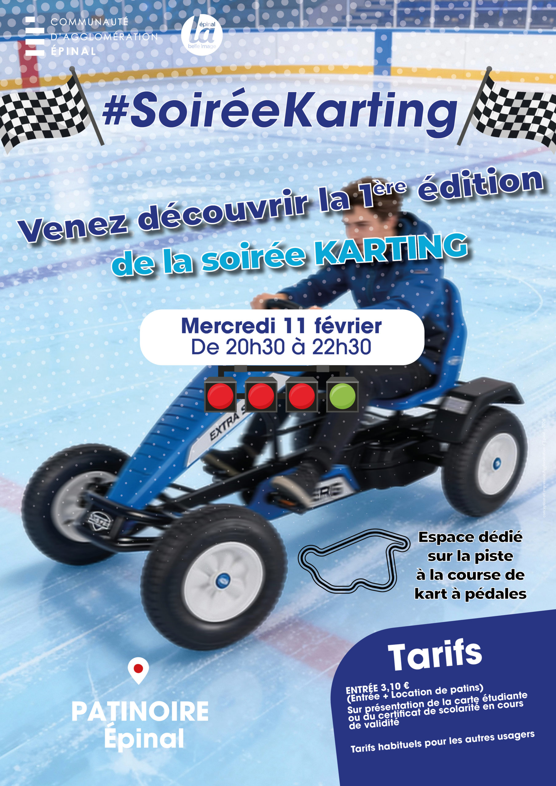 soirée étudiante de karting