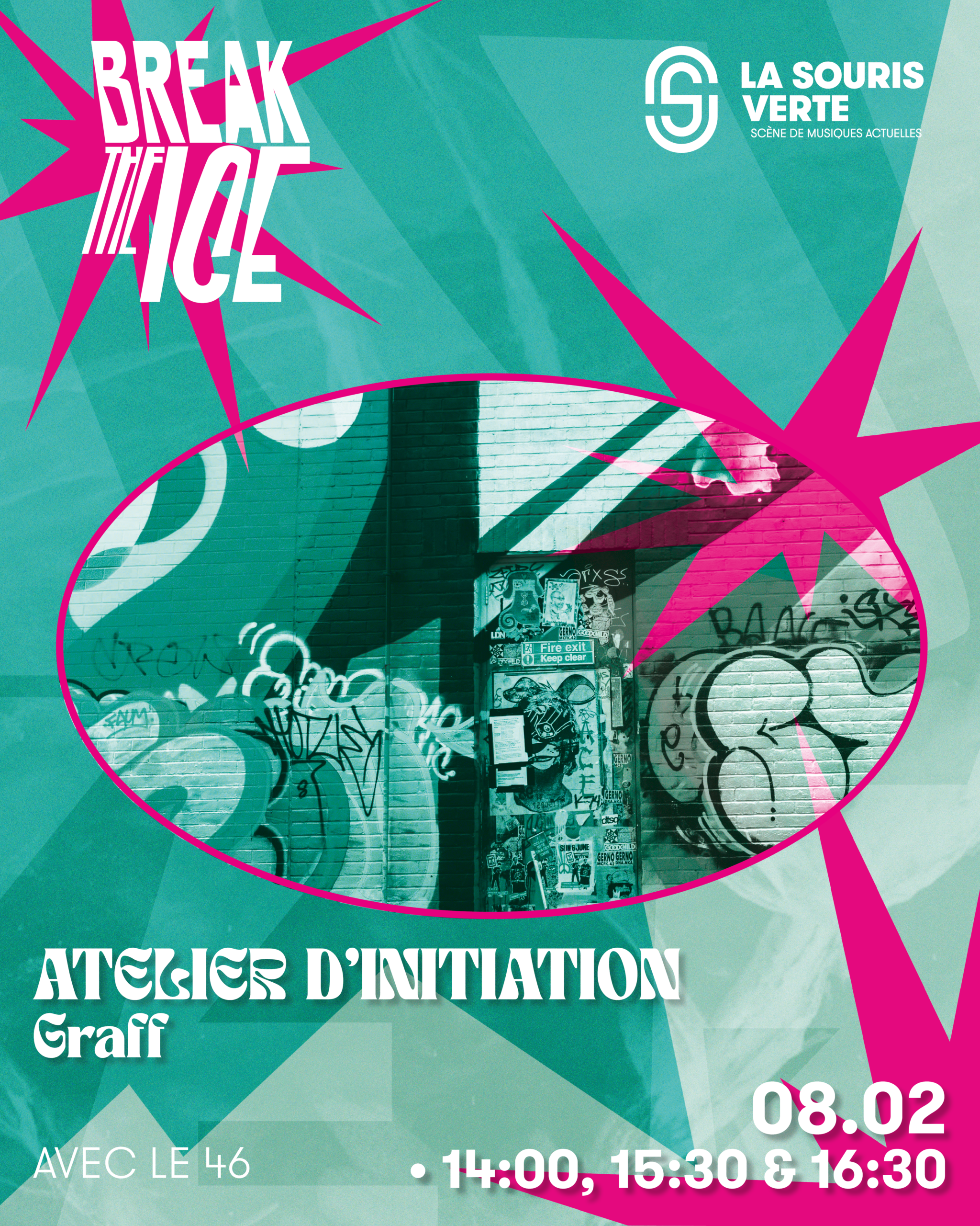 BTI #6 Atelier initiation au graff BTI #6 Atelier initiation au graff