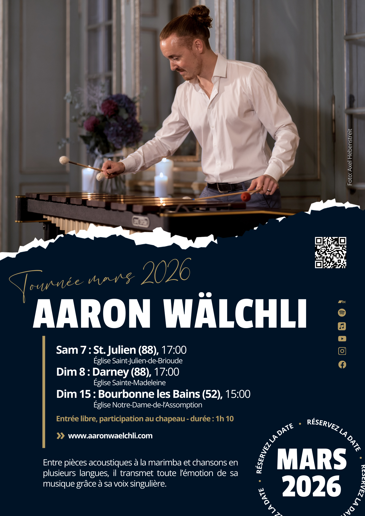 Aaron Wälchli - Tournée Solo 2026