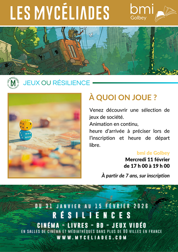 SOIRÉE JEUX DE SOCIÉTÉ À LA BMI DE GOLBEY