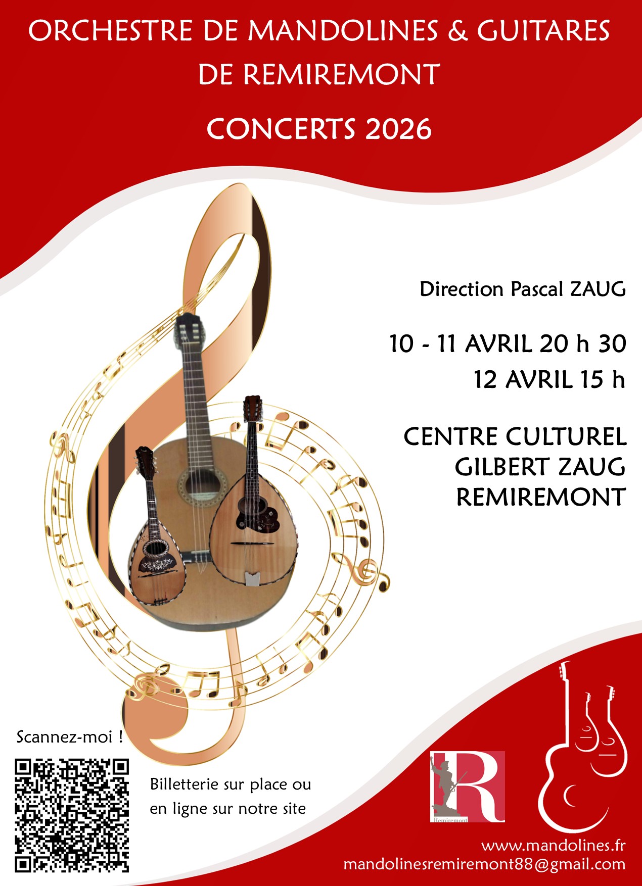 Concerts de l’Orchestre de Mandolines et Guitares de Remiremont