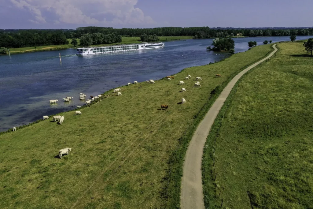Berges de la Moselle à Remiremont
