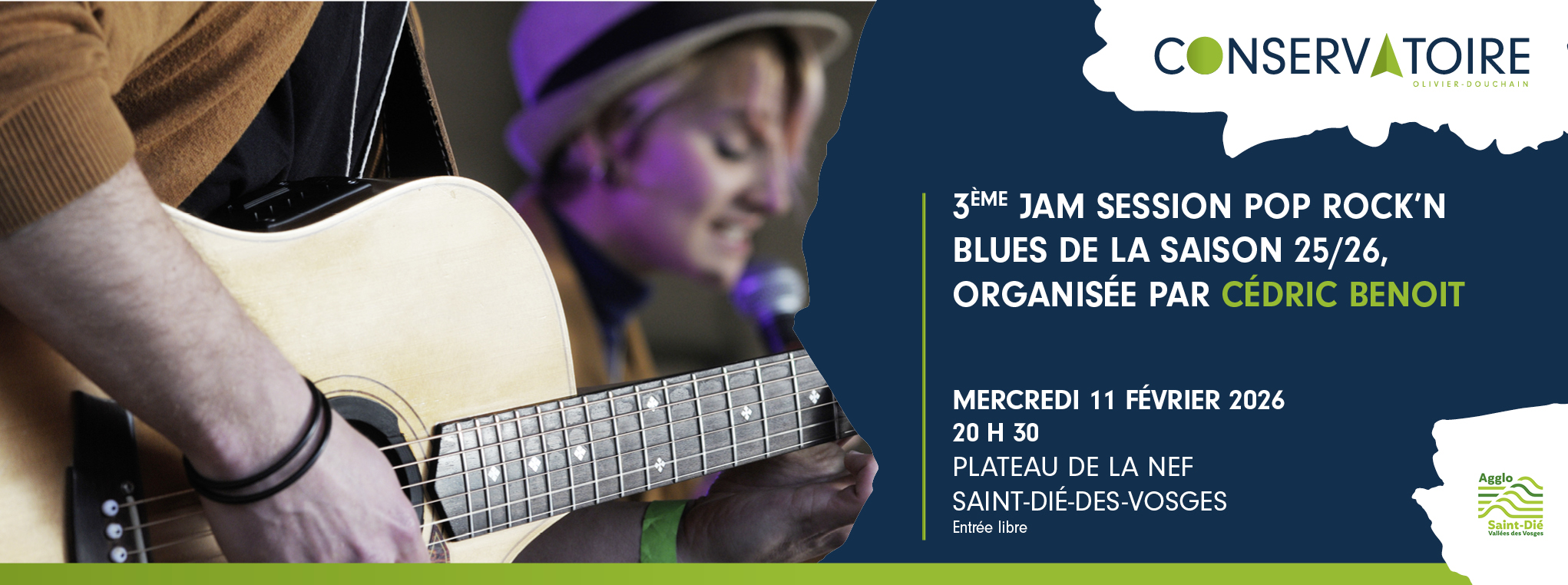 3ème jam session pop rock'n blues de la saison 25/26 3ème jam session pop rock'n blues de la saison 25/26