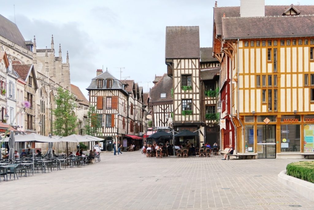 Quartier du bouchon de Champagne à Troyes