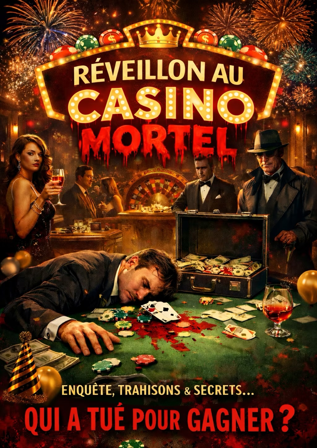 Casino Mortel – Murder Party spécial réveillon 31 décembre