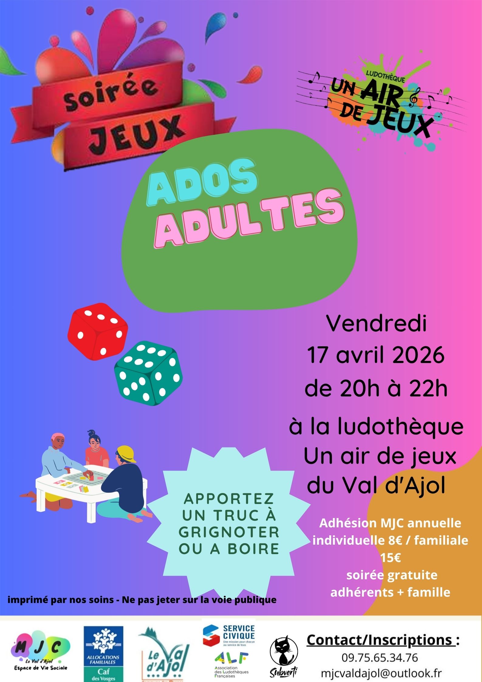 Soirée jeux