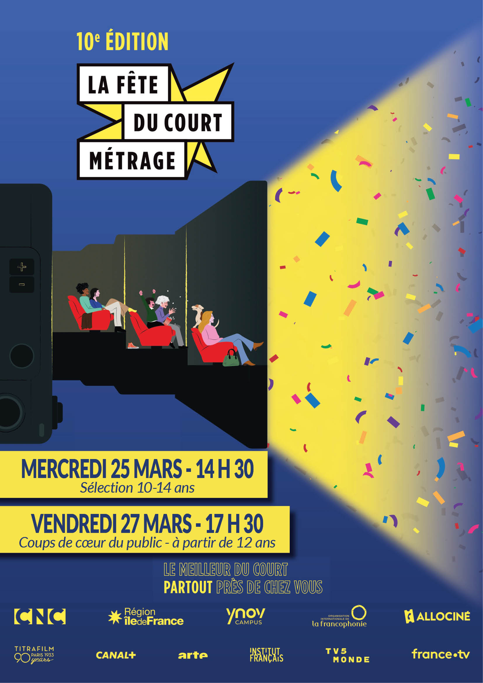 FÊTE DU COURT MÉTRAGE À LA MÉDIATHÈQUE DE VINCEY