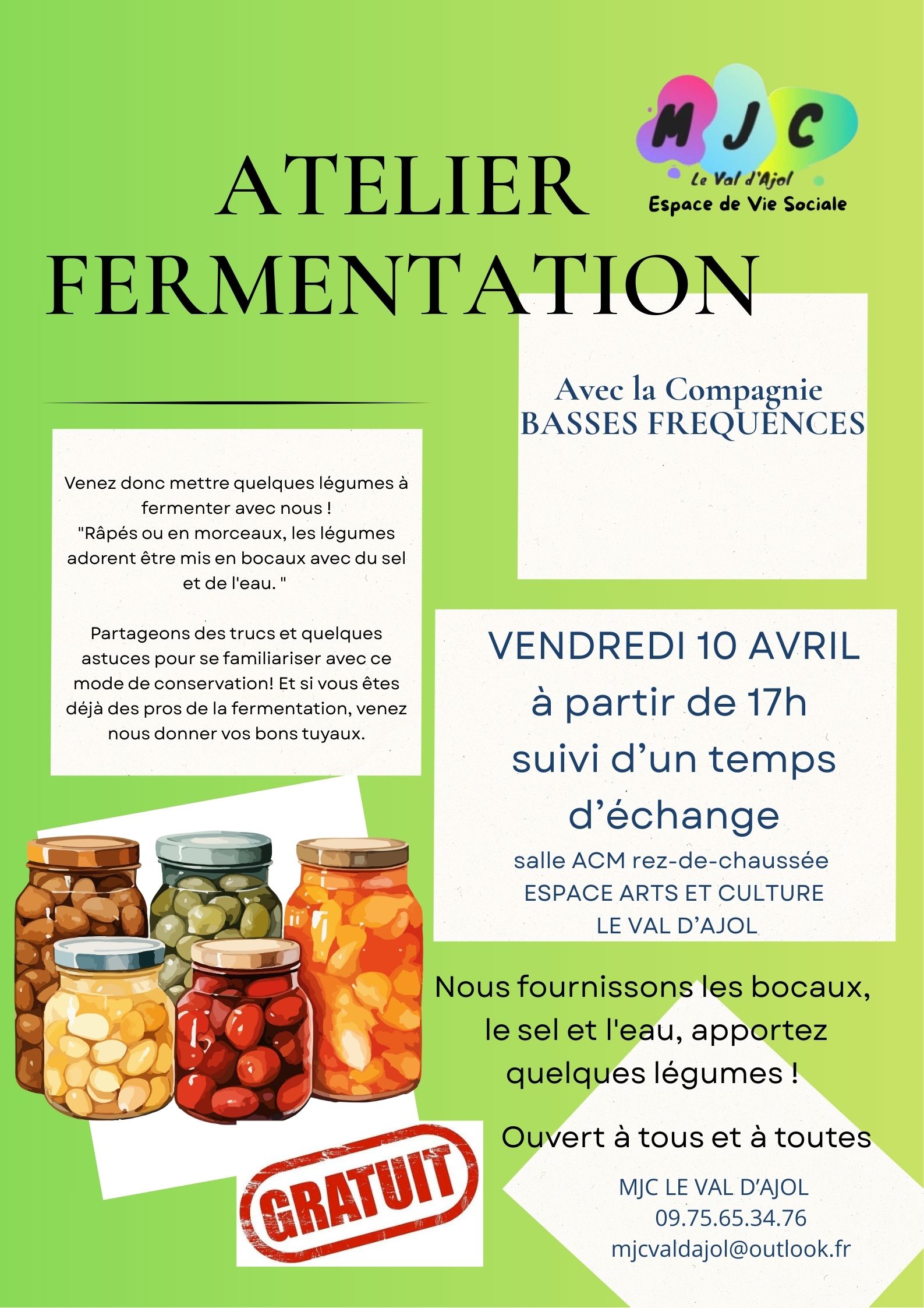 Atelier fermentation