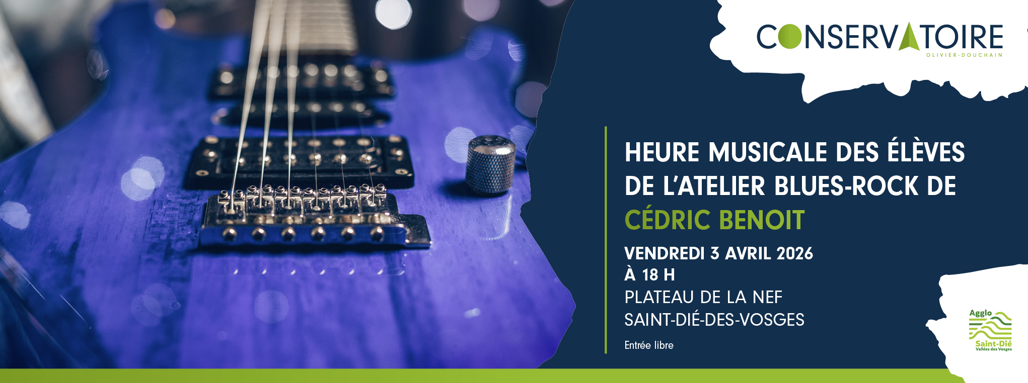 Heure Musicale en compagnie des élèves de l'atelier blues-rock