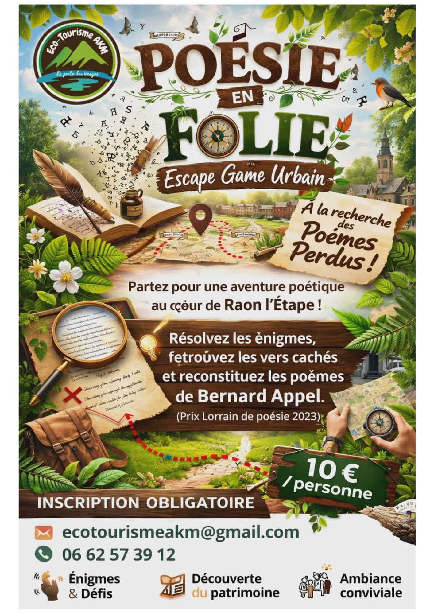 Escape games poésie en folie Escape games poésie en folie