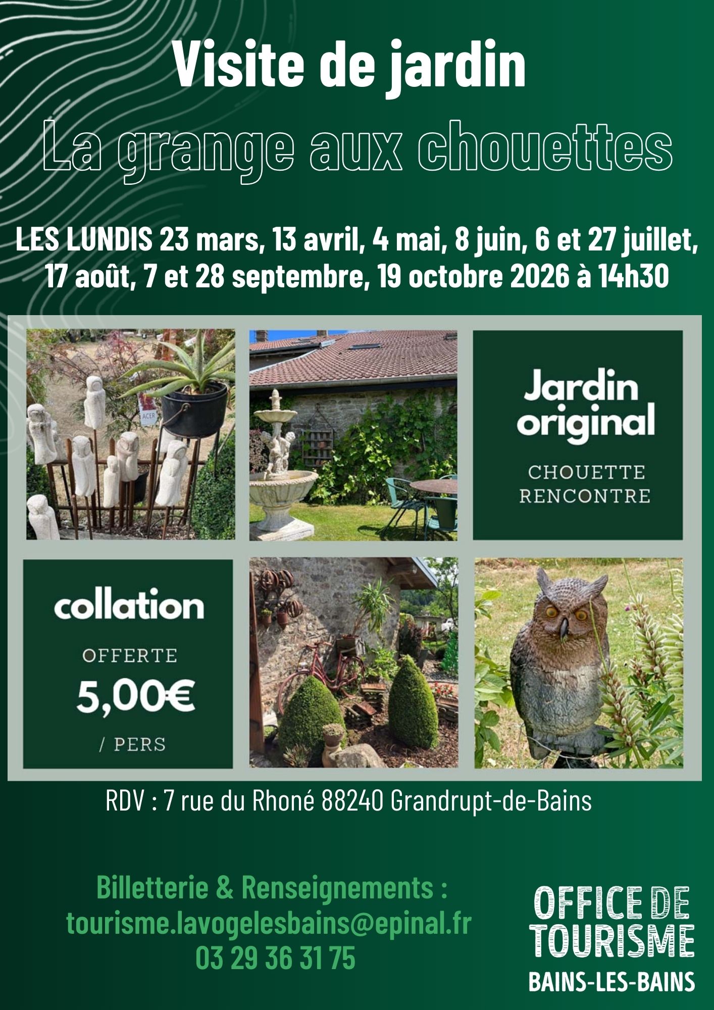 Visite du jardin de la grange aux chouettes Visite du jardin de la grange aux chouettes