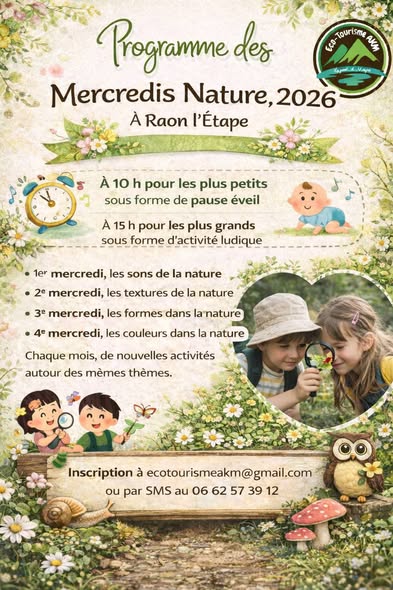 Mercredis Nature 2026