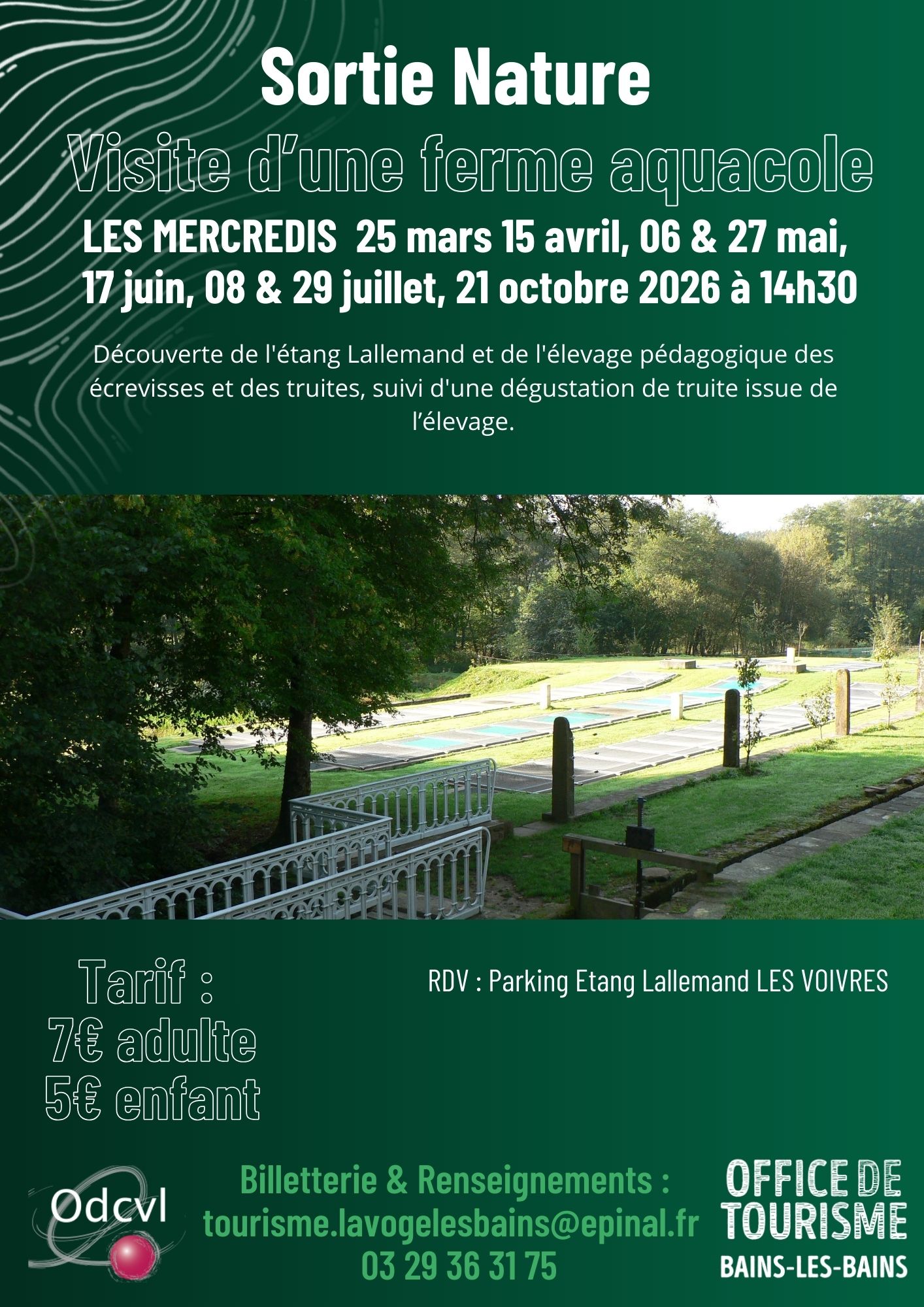 Visite d’une ferme aquacole