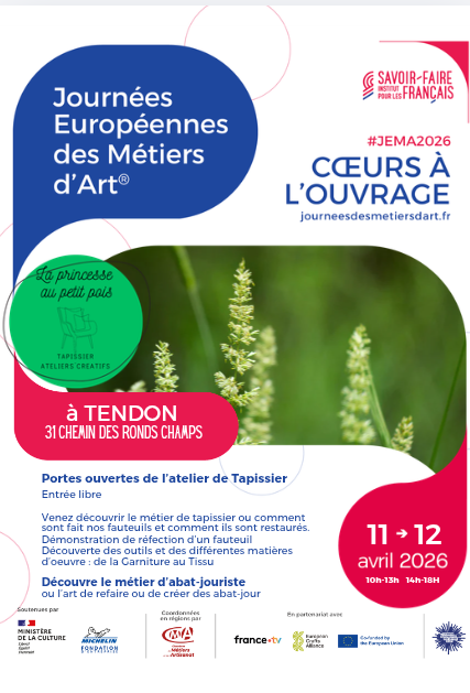 Portes ouvertes de mon atelier de tapissier en sièges