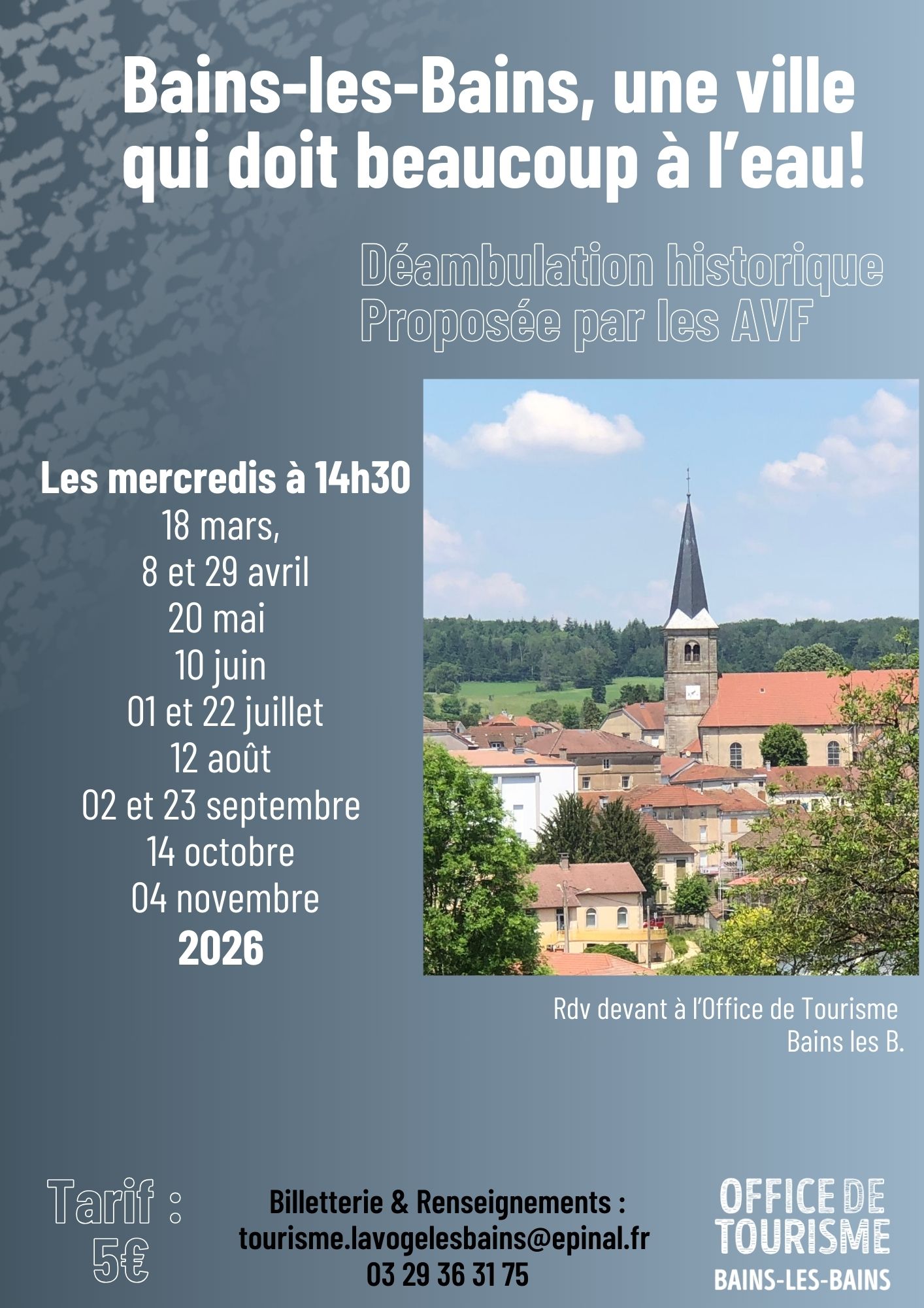 Visite guidée de Bains-les-Bains Visite guidée de Bains-les-Bains