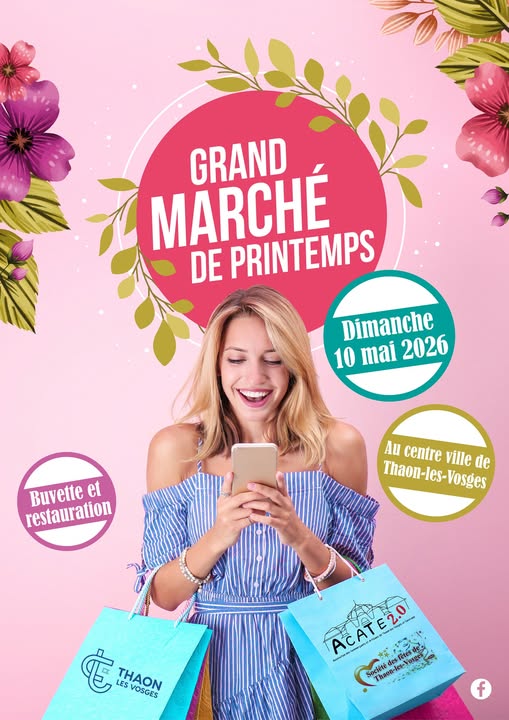 GRAND MARCHÉ DE PRINTEMPS À THAON-LES-VOSGES