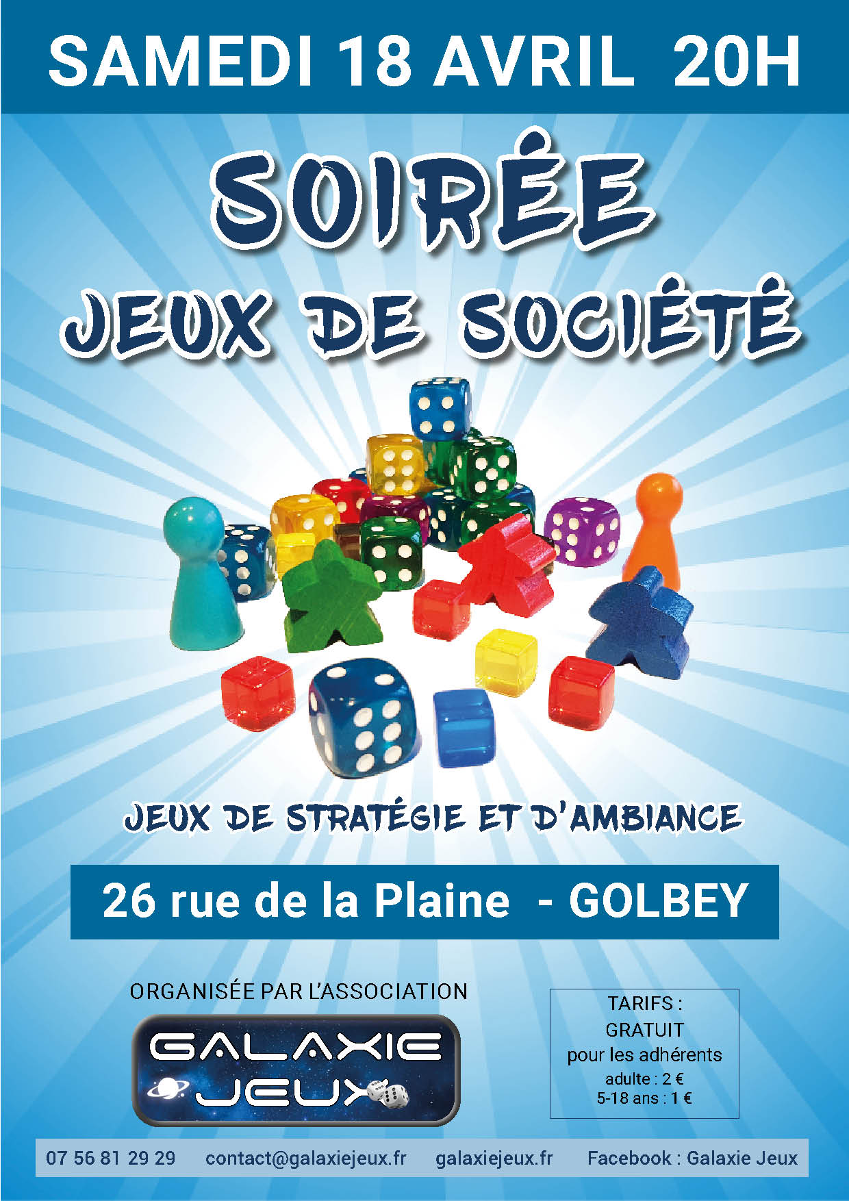 Soirée Jeux de société