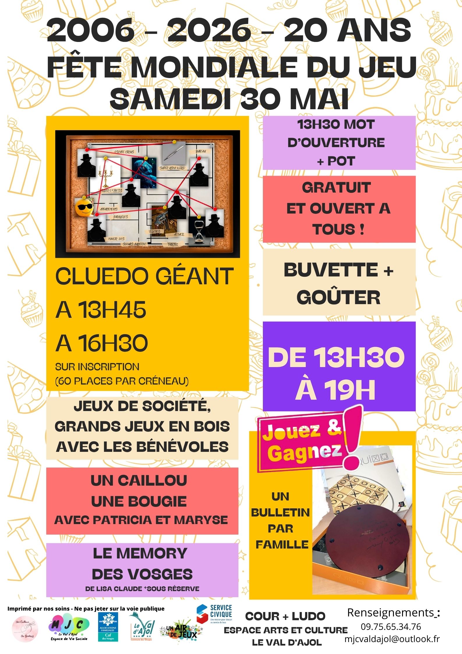 20 ans de la ludo et fête mondiale du jeu