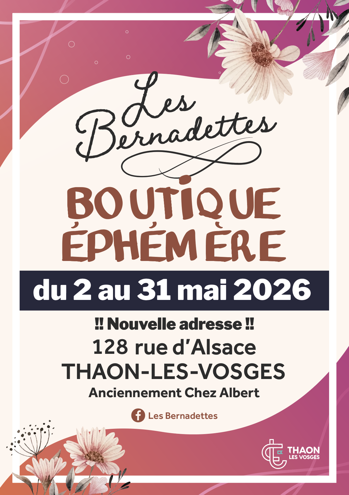 Boutique éphémère Les Bernadettes