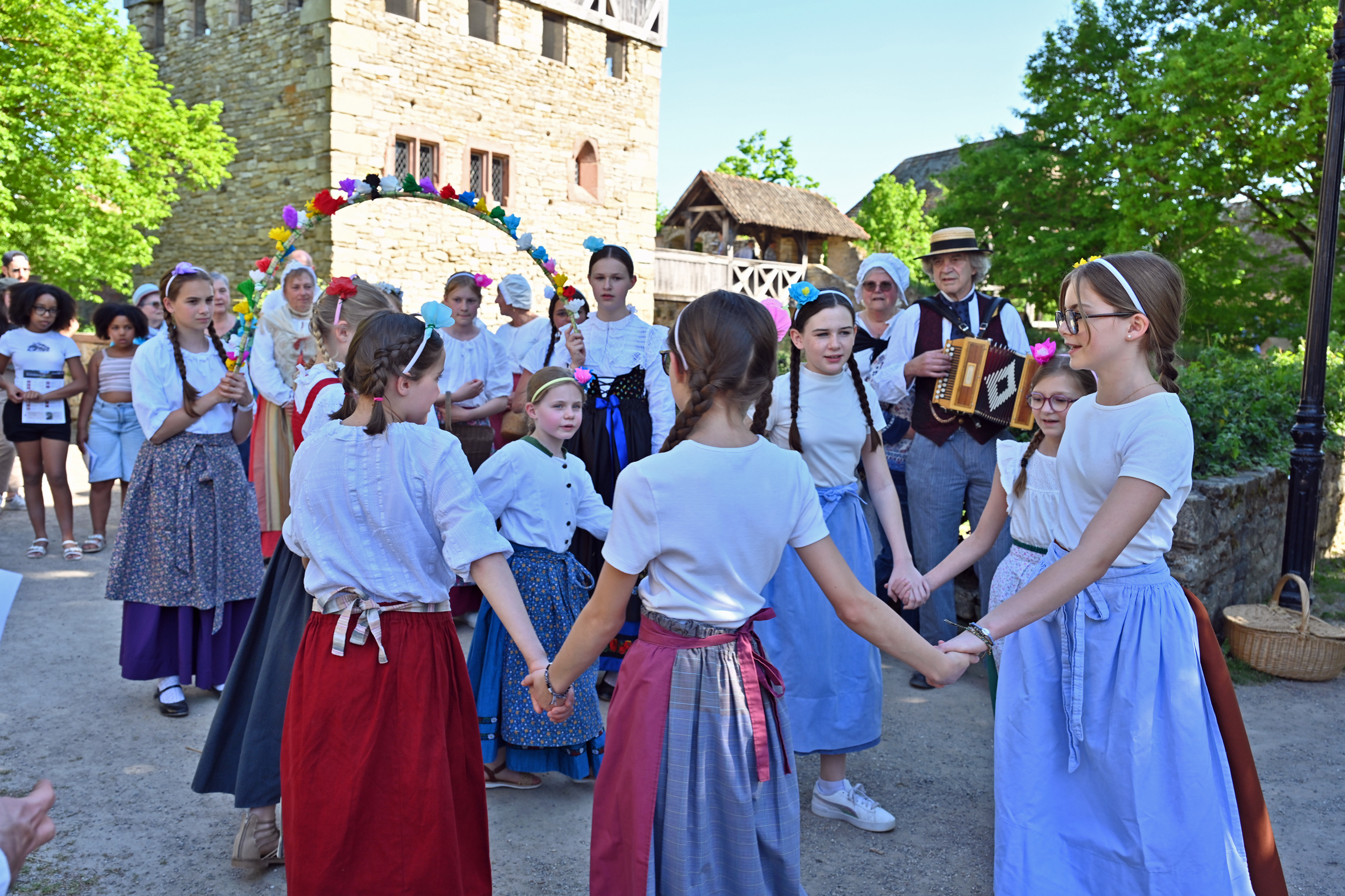 Fête du printemps, fleurs et jardins mis en lumière
