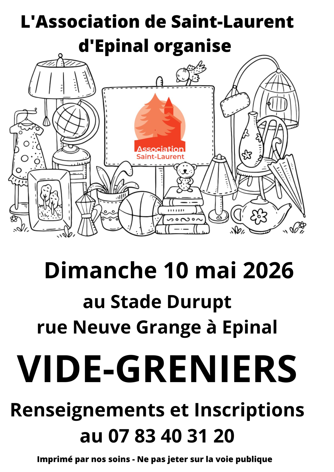 Vide-Greniers de St Laurent - Epinal