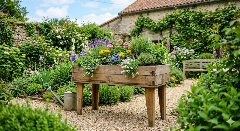 Atelier « Fabrication d'une petite jardinière sur pied en bois »