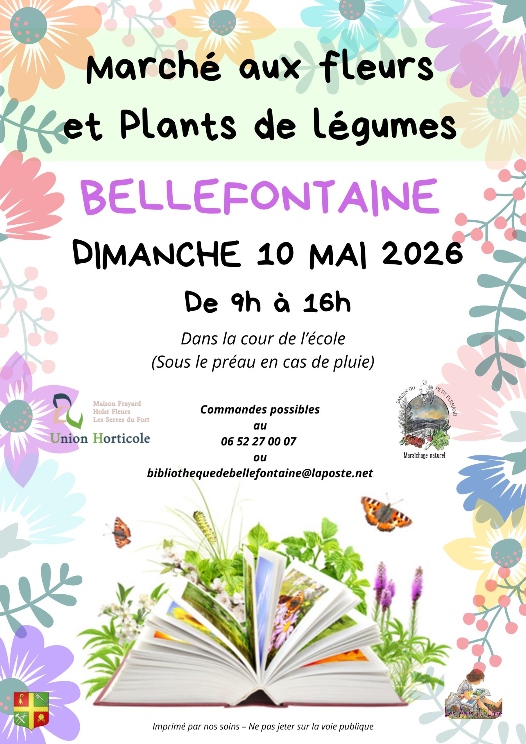 Marché aux Fleurs et plants de légumes