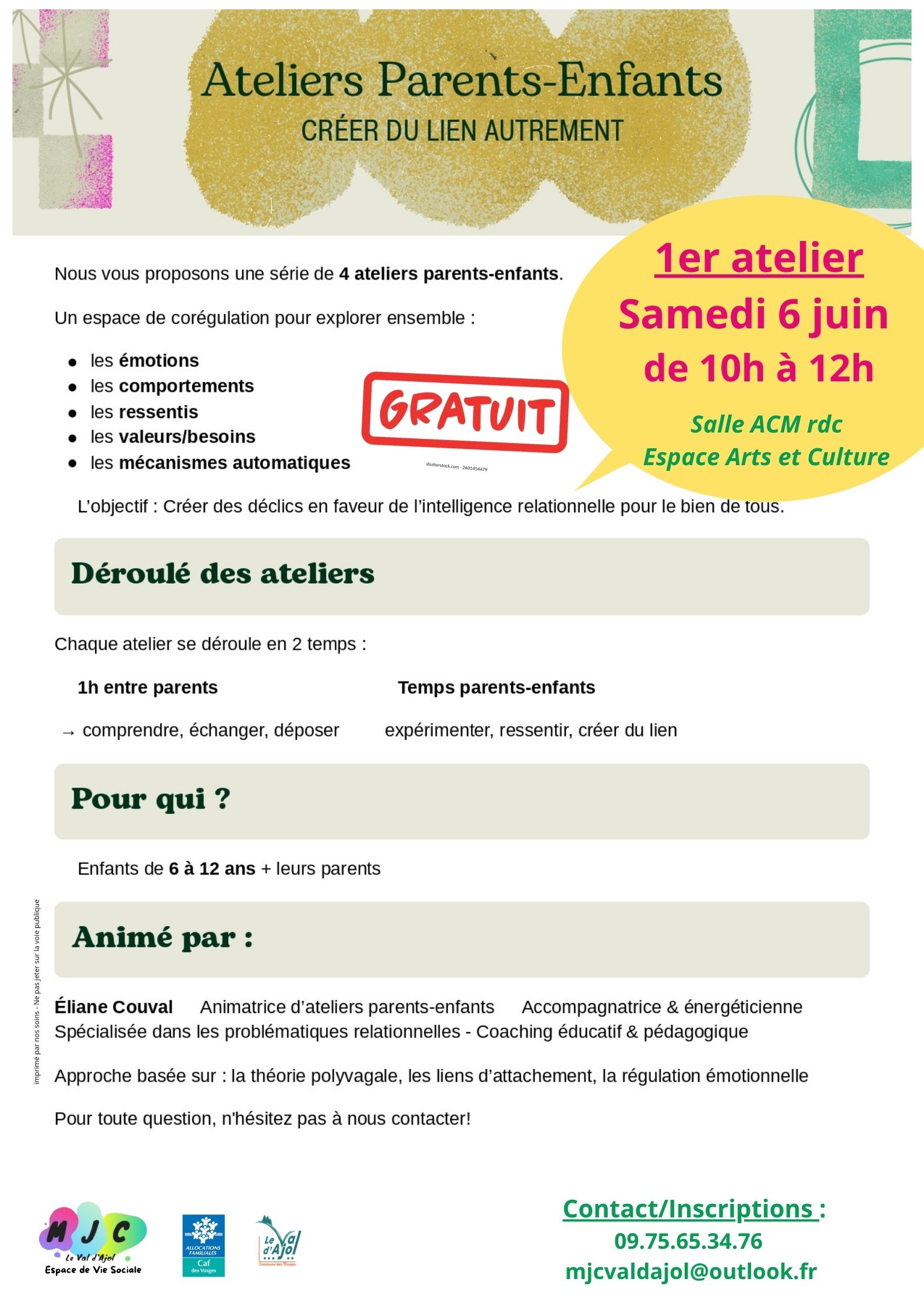 Atelier parents enfants