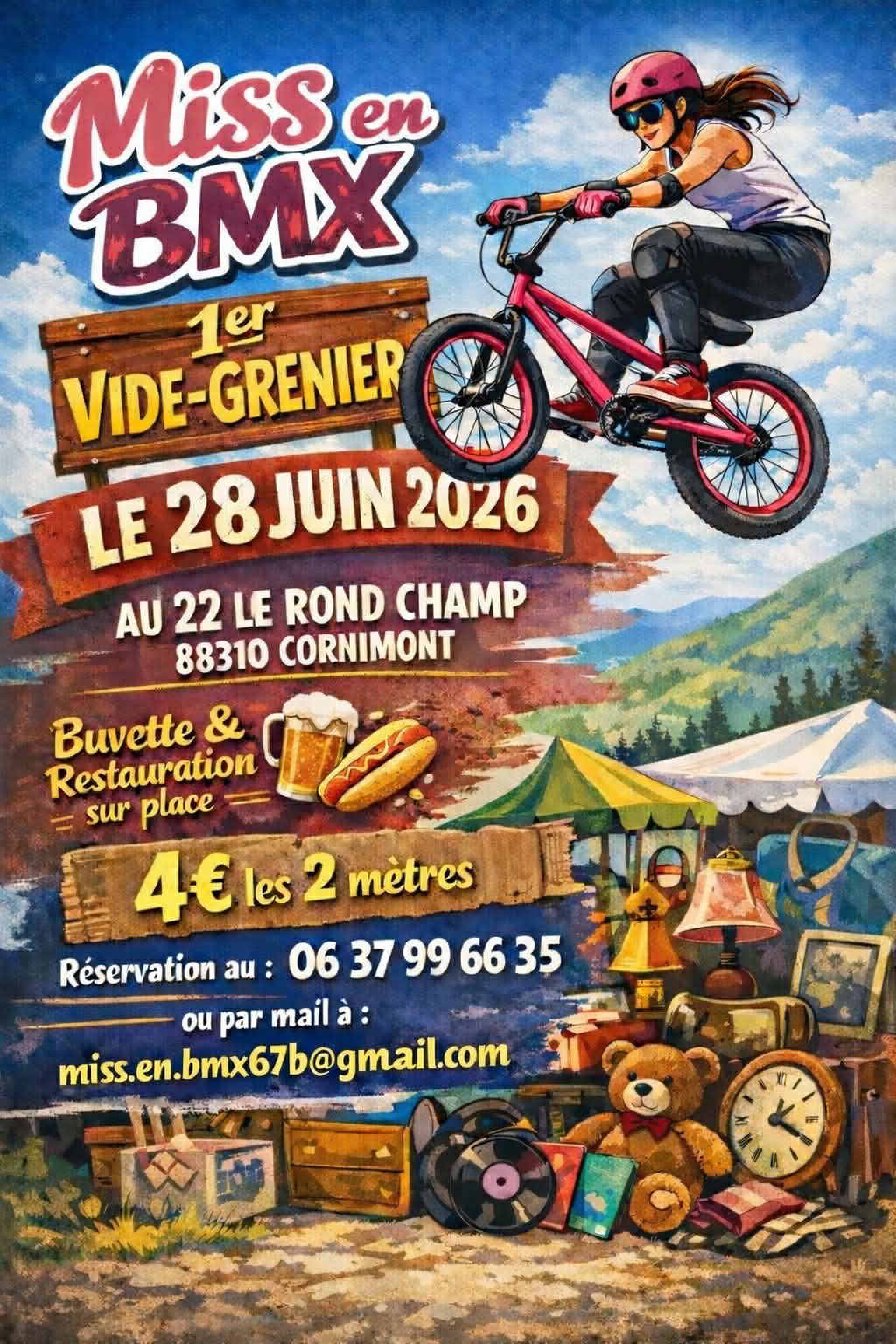 Vide grenier - Association Miss en BMX