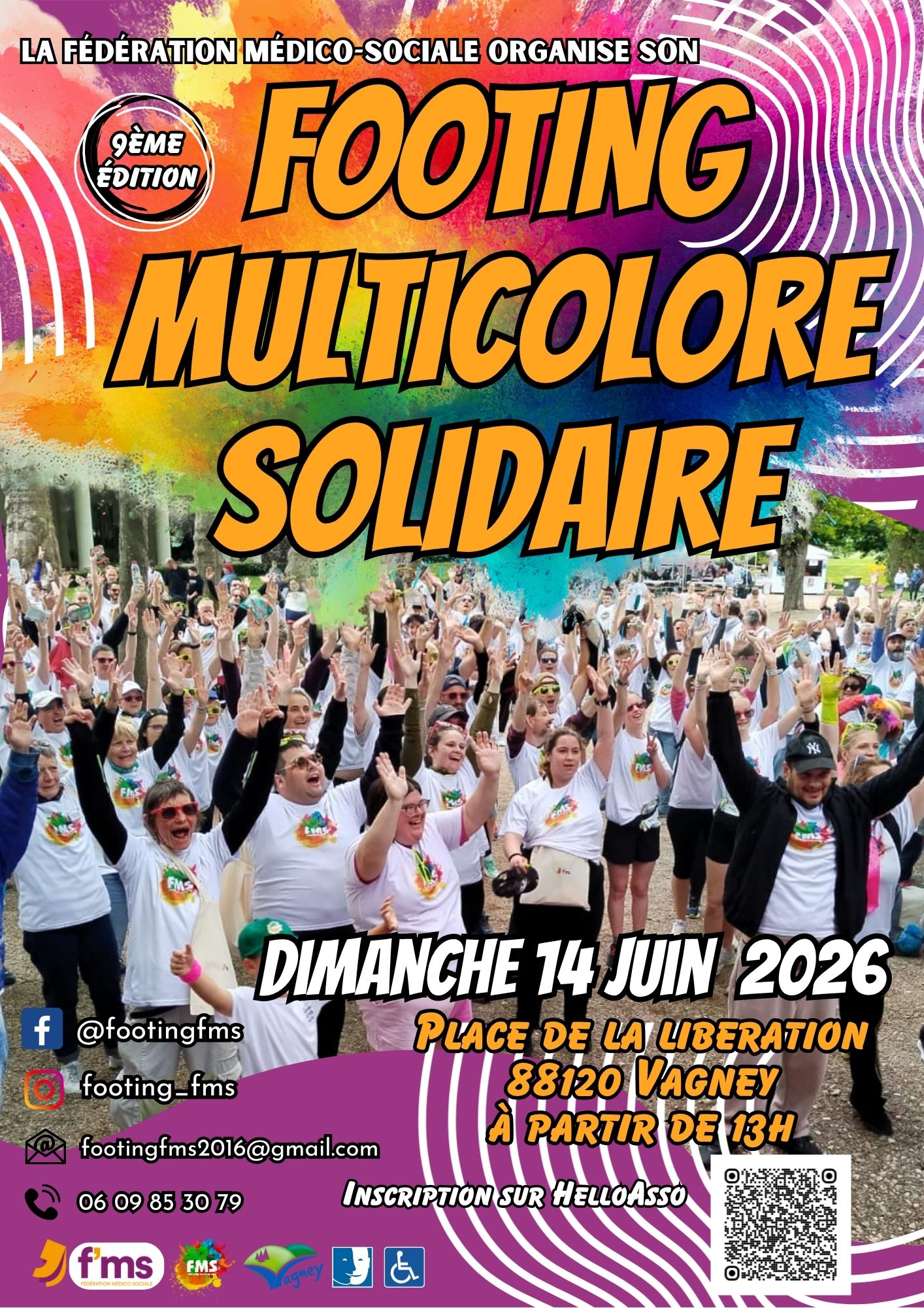 Footing Multicolore Solidaire