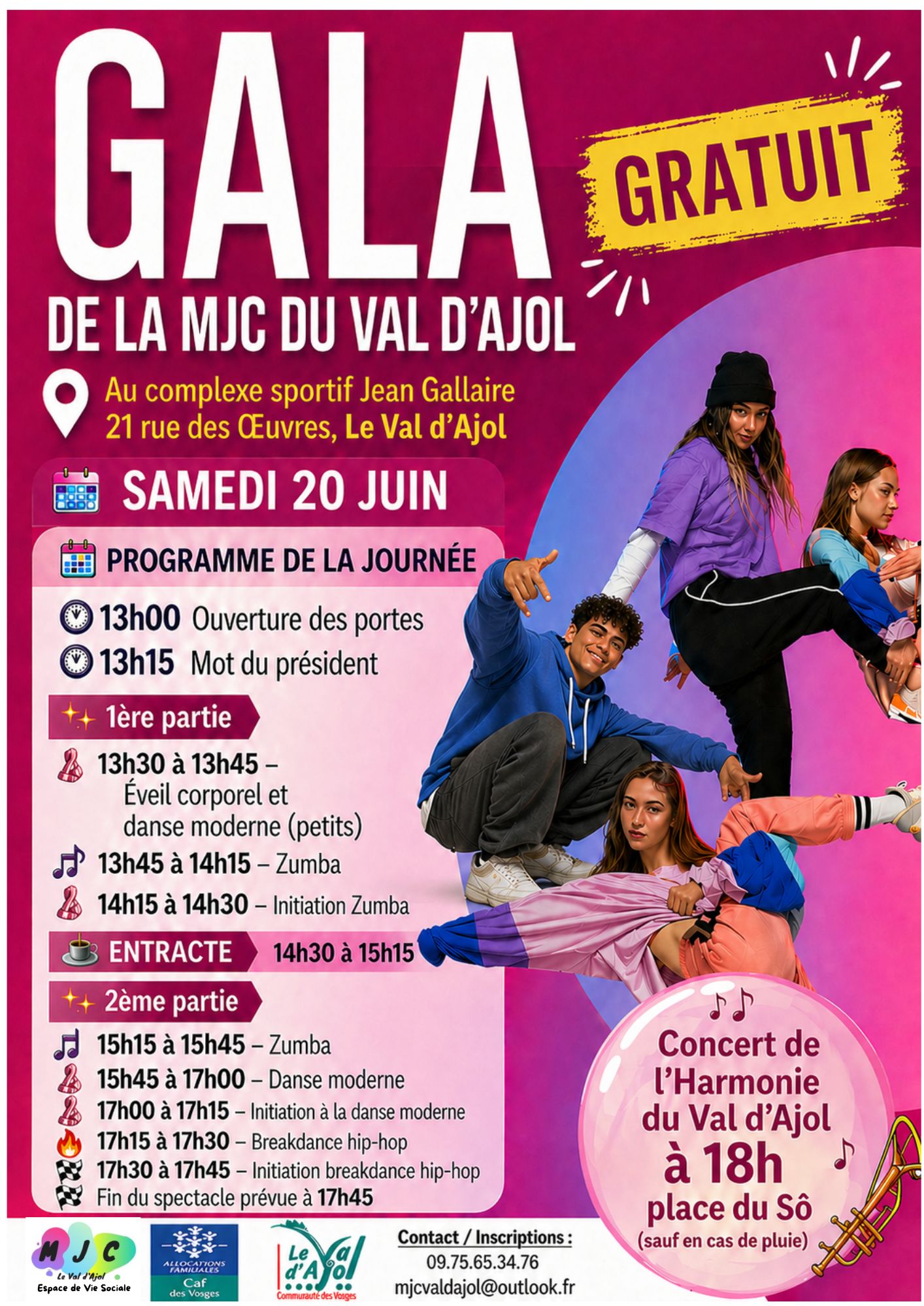 Gala de la MJC du Val d'Ajol