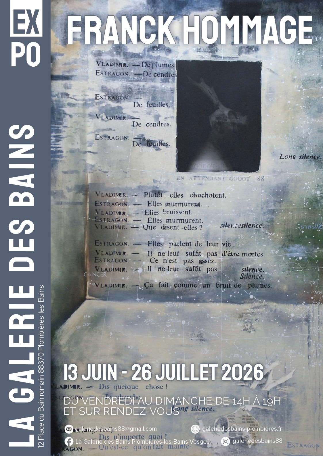 Exposition FRANCK HOMMAGE