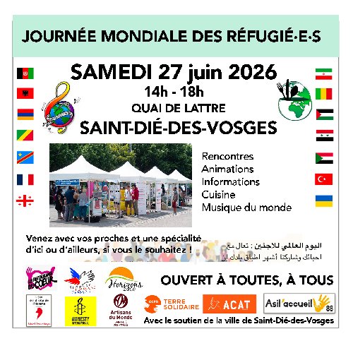 Journée mondiale des réfugié·es