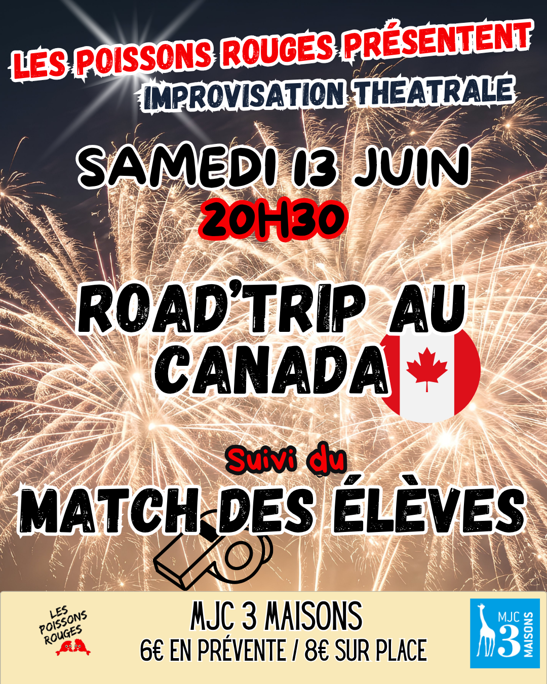 Double spectacle d'improvisation