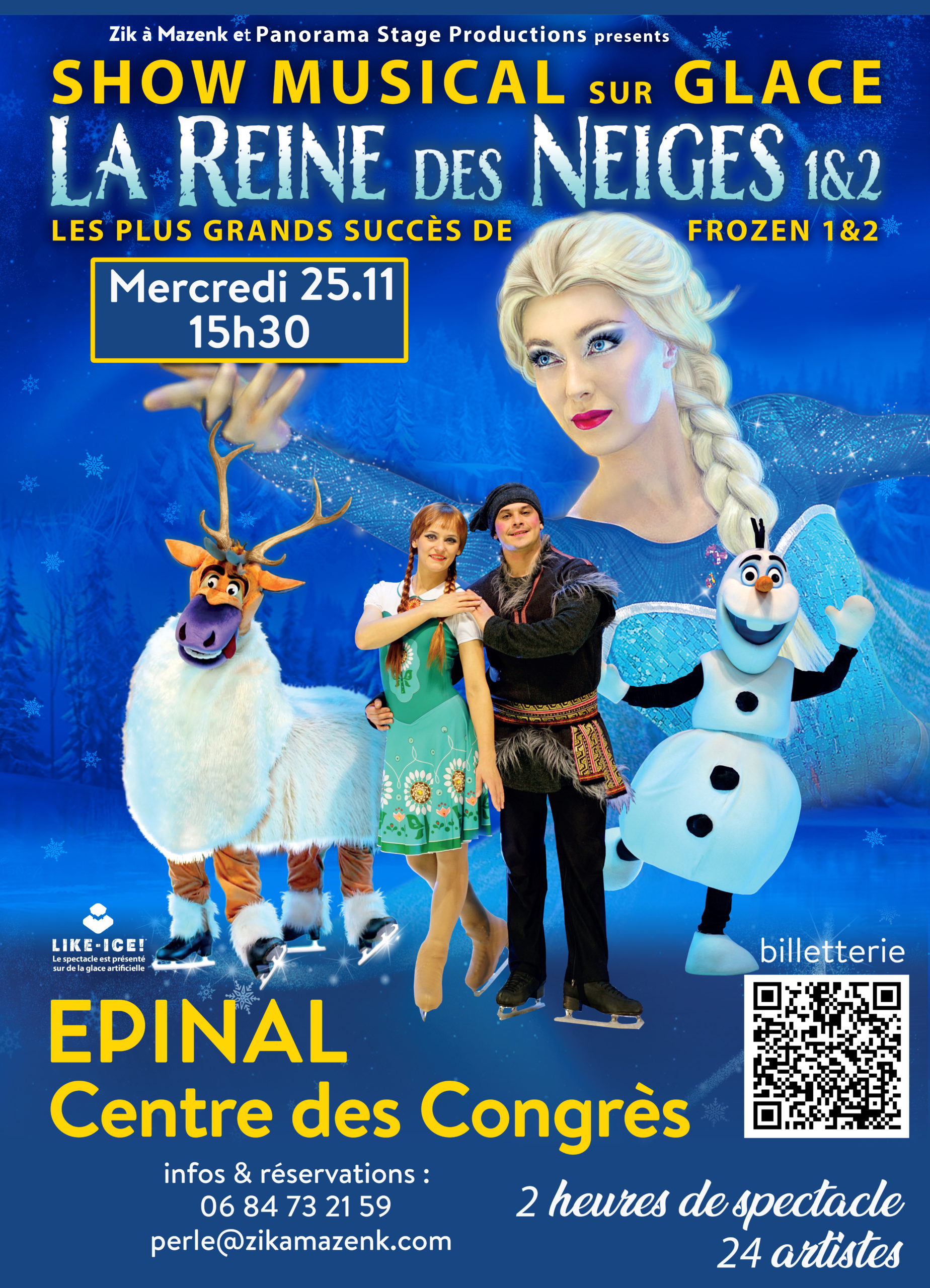LA REINE DES NEIGES SUR GLACE 1 & 2