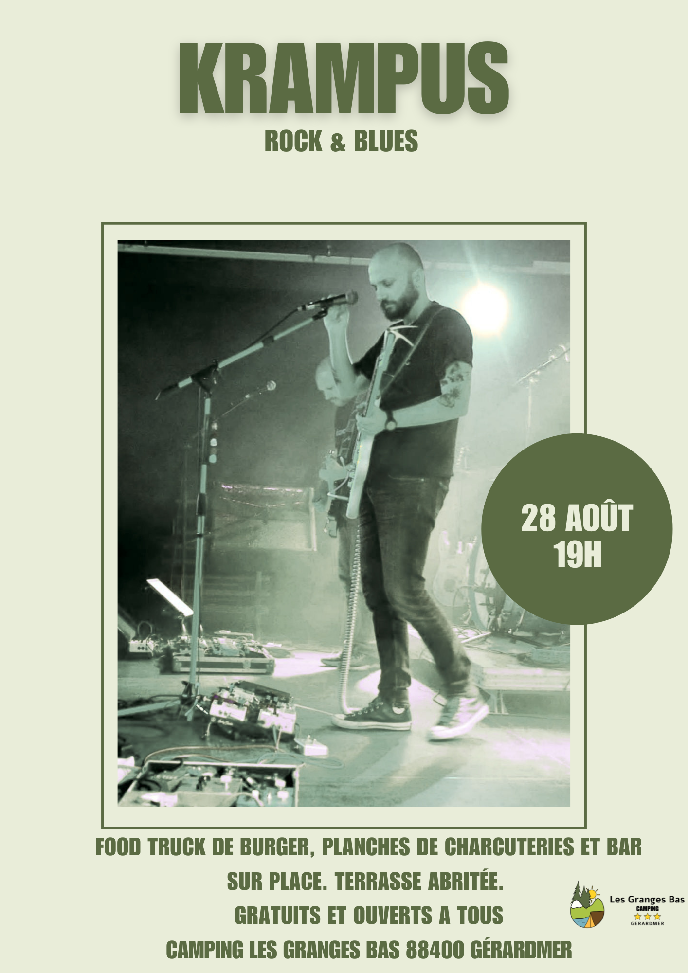 Concert de Krampus au camping