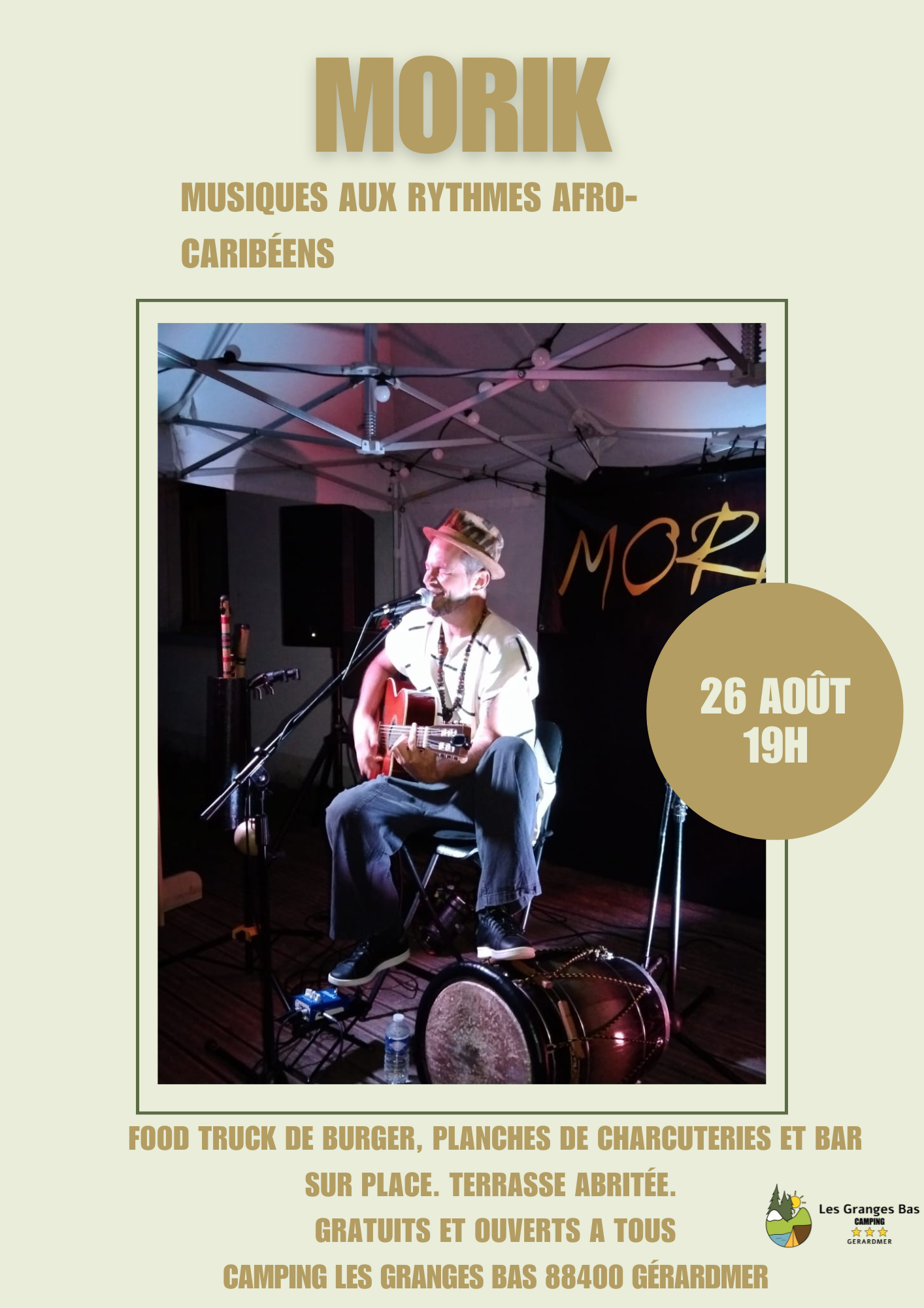 Concert de Morik au camping