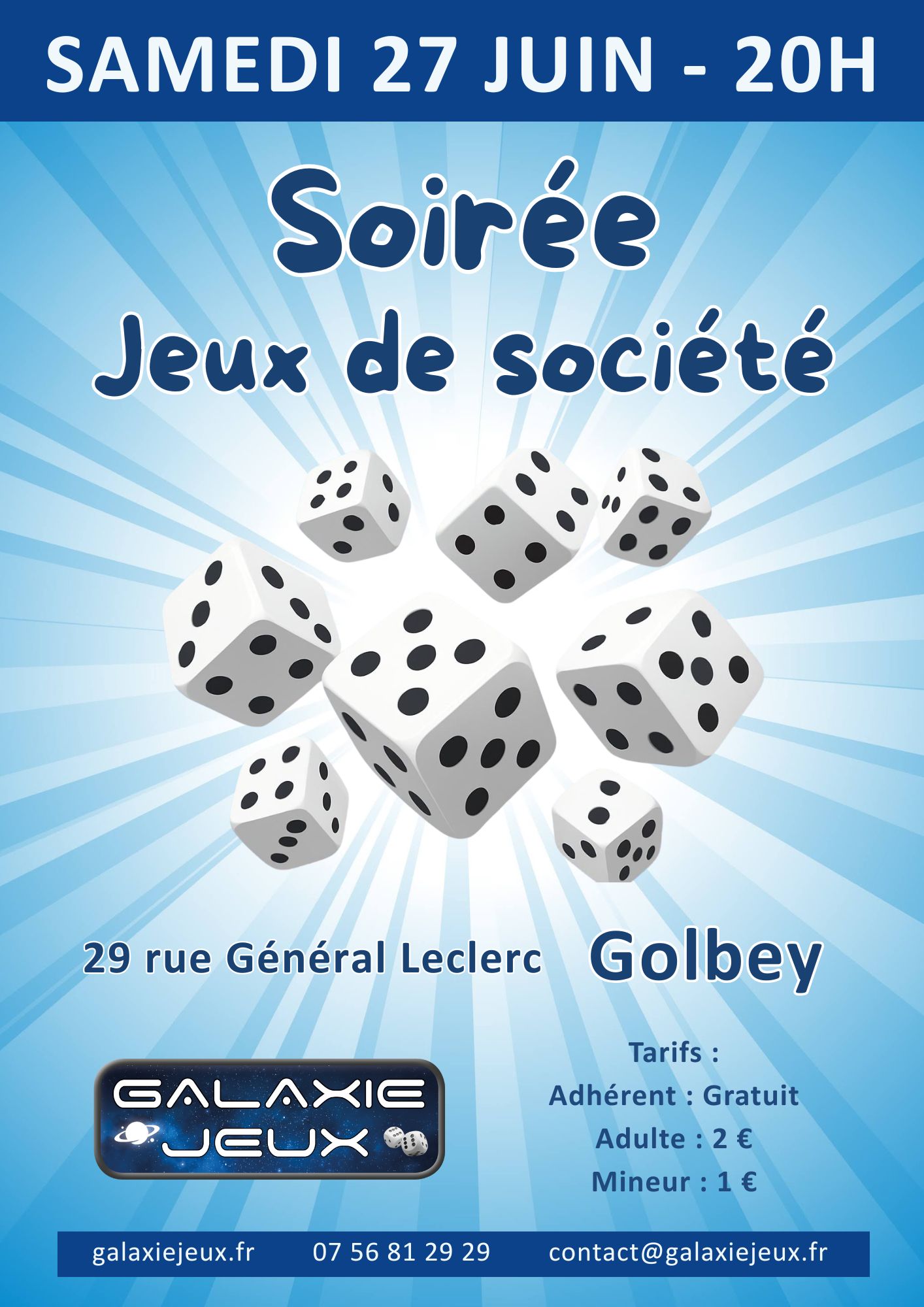 Soirée Jeux de société