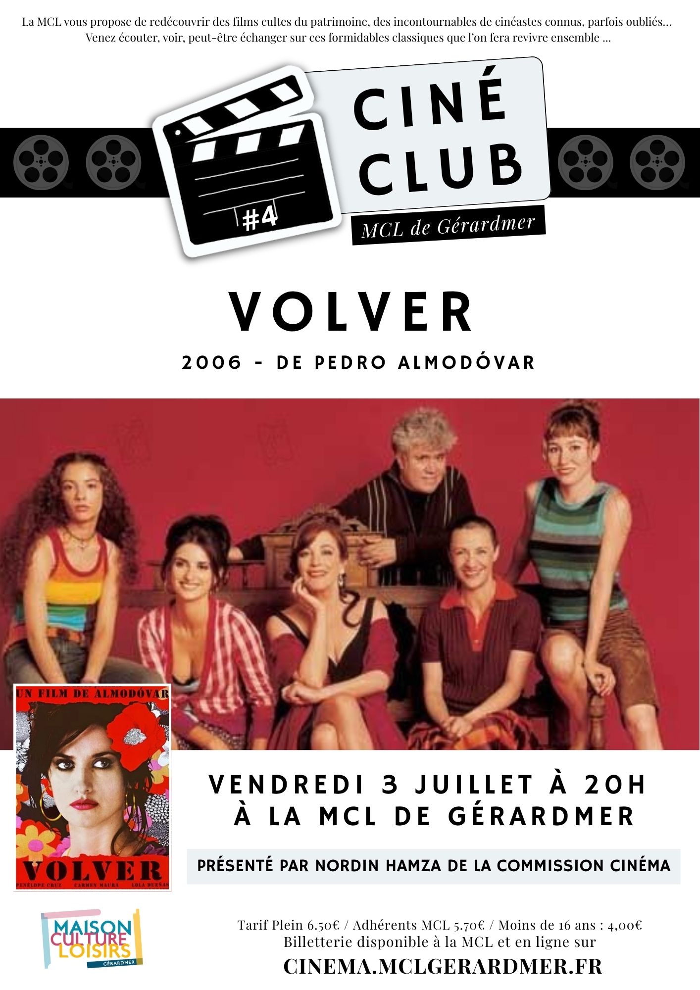 Ciné club Volver