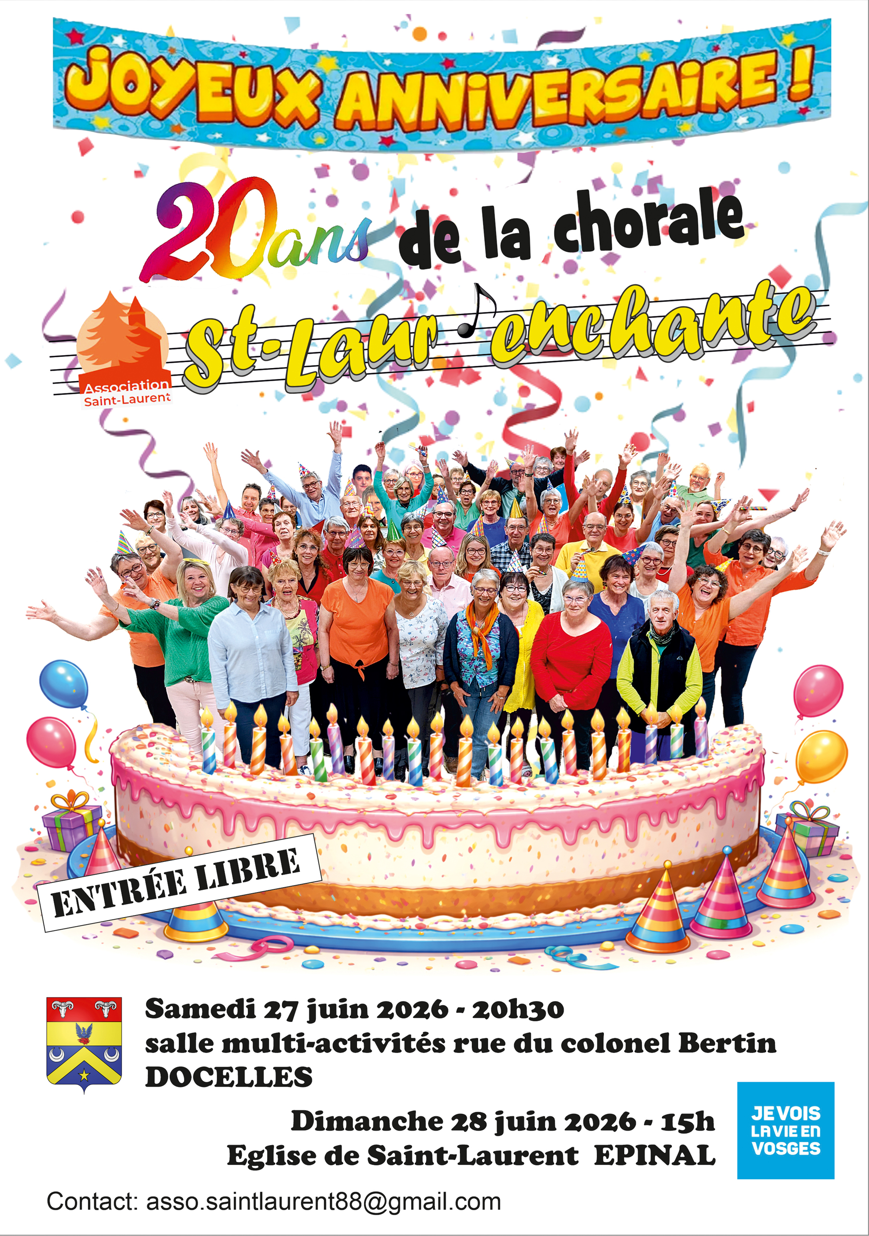Concert Chorale Saint-Laur'Enchante