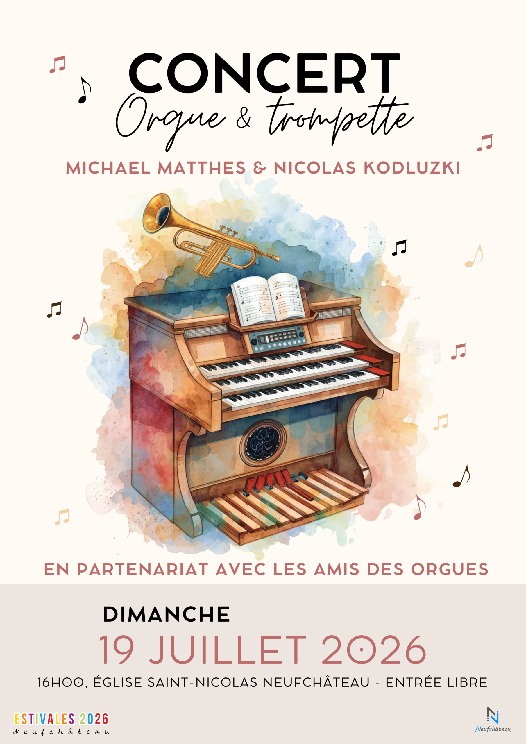 Concert d’Orgues et Trompettes Concert d’Orgues et Trompettes