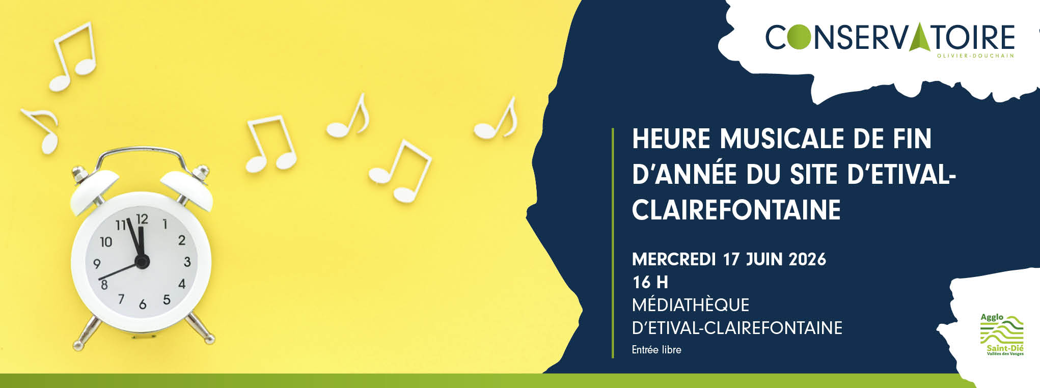 Heure Musicale de fin d'année du site d'Étival-Clairefontaine
