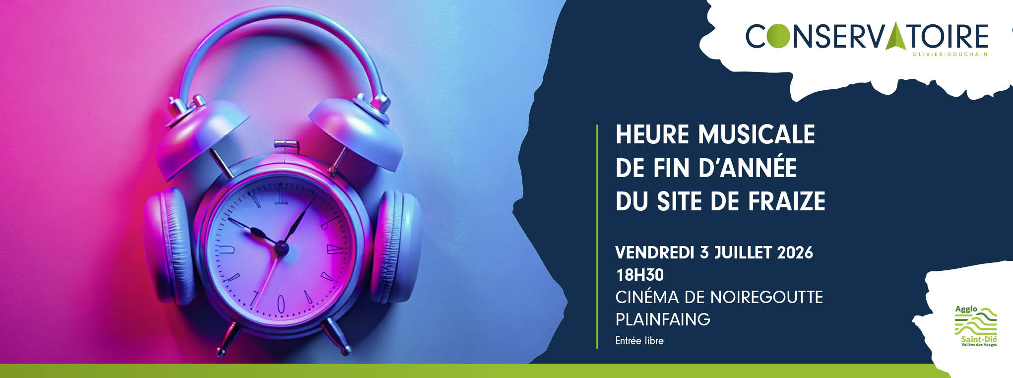 Heure Musicale de fin d'année du site de Fraize