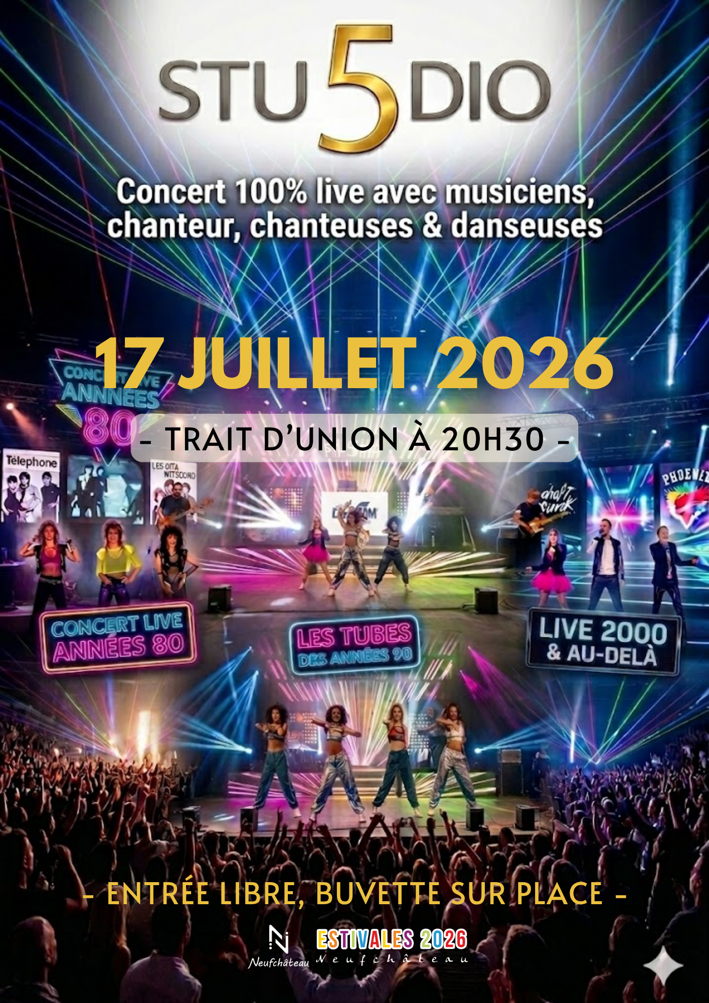 Concert années 80-90-2000