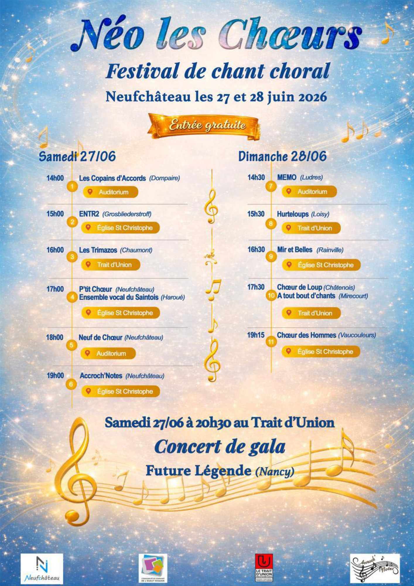 Festival Néo les Choeurs et Chorale Future Légende