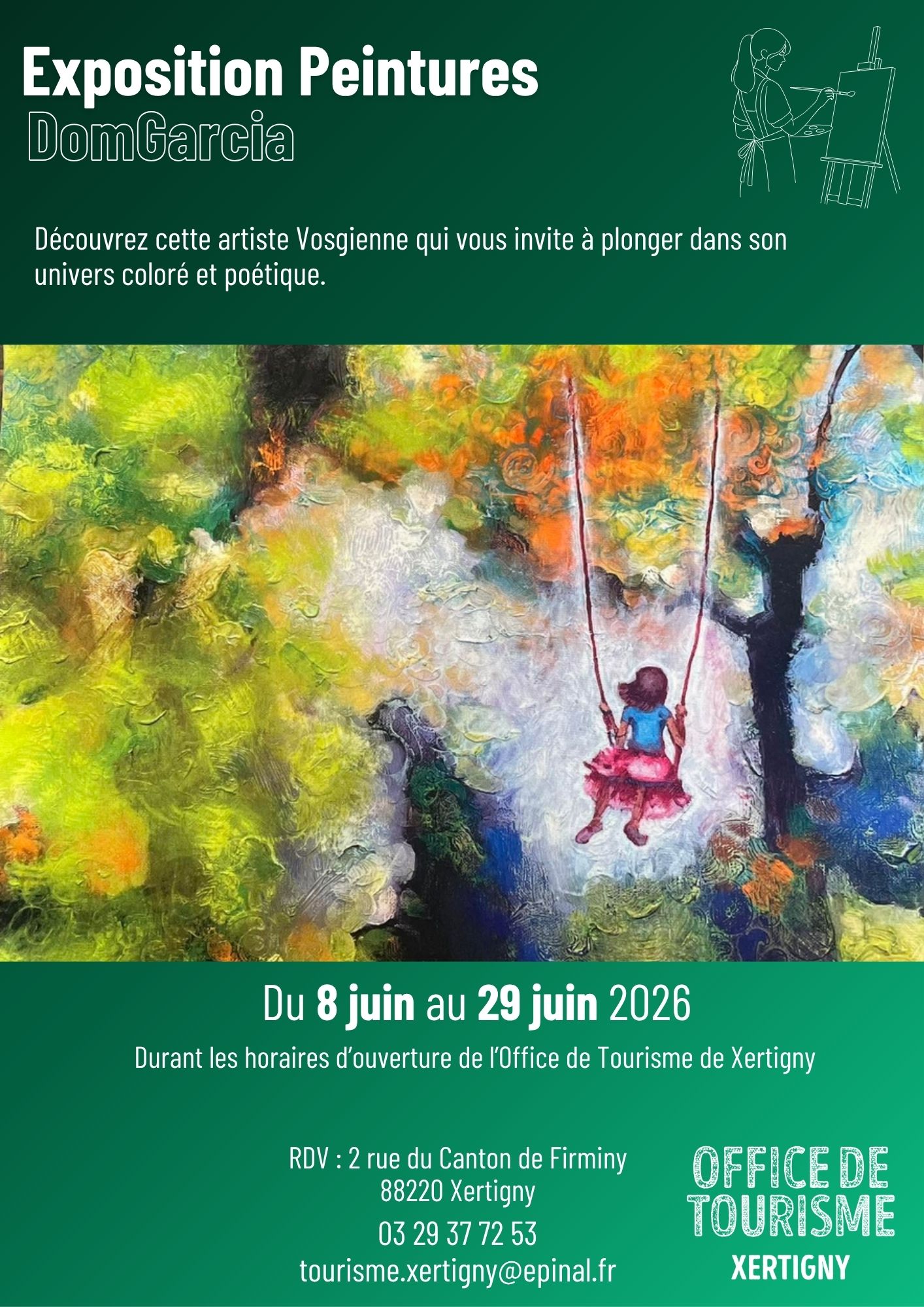 Exposition peintures DomGarcia