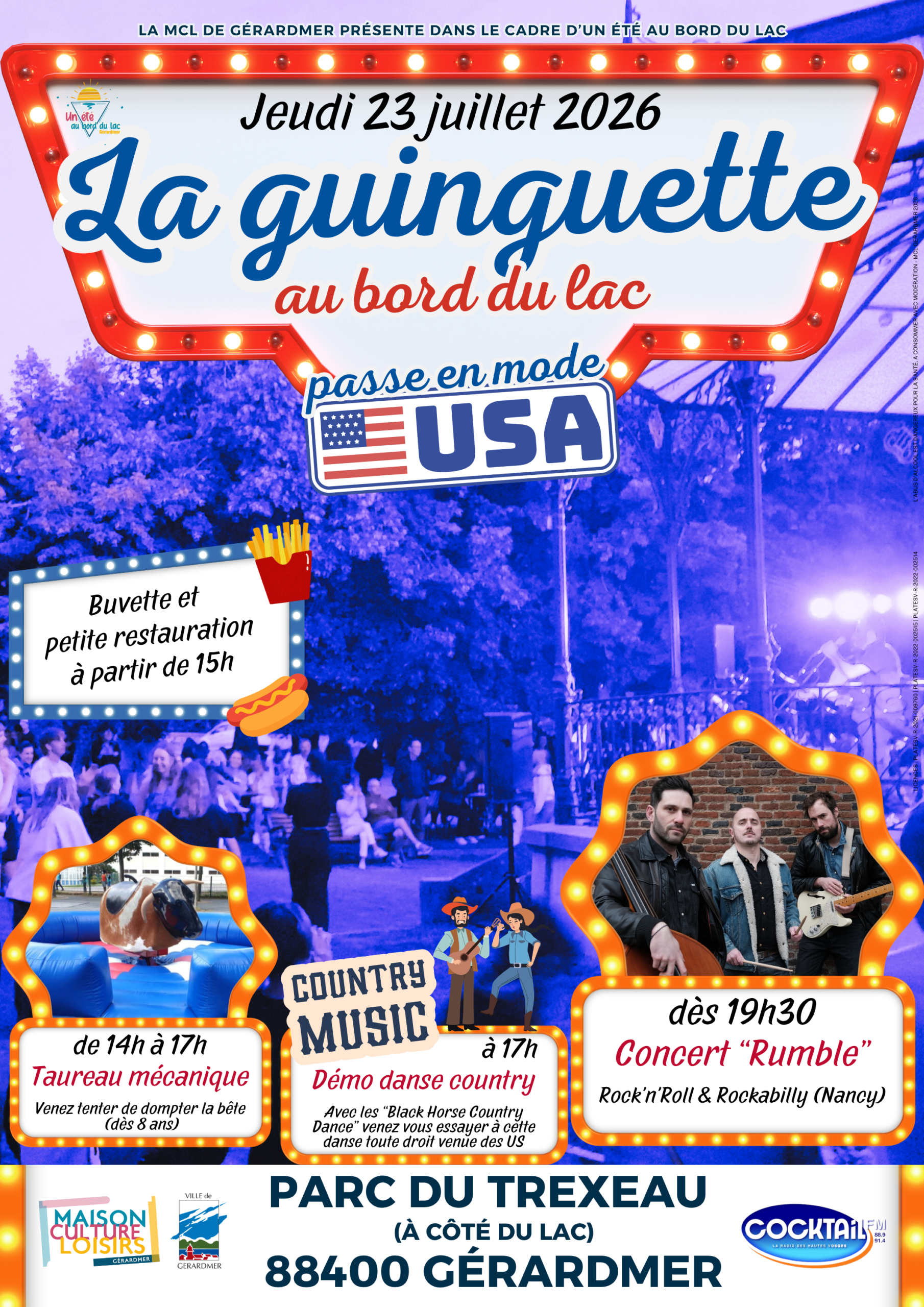 La guinguette au bord du lac